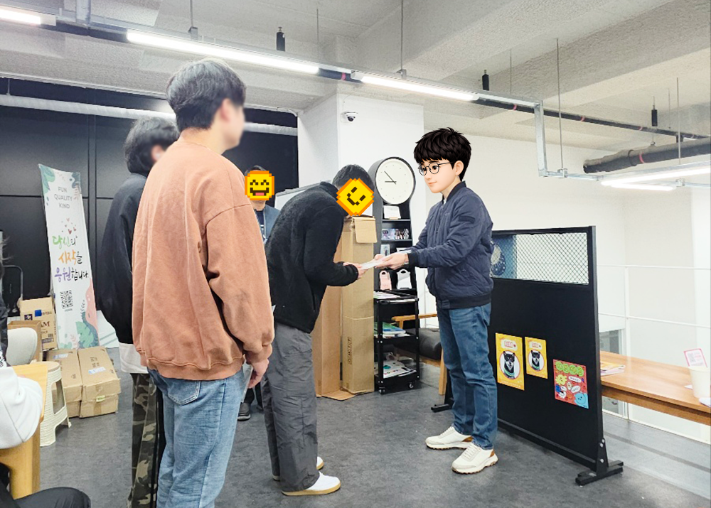2025년 출력하라 구성원 3인 새로운 역할을 함께 응원한 날